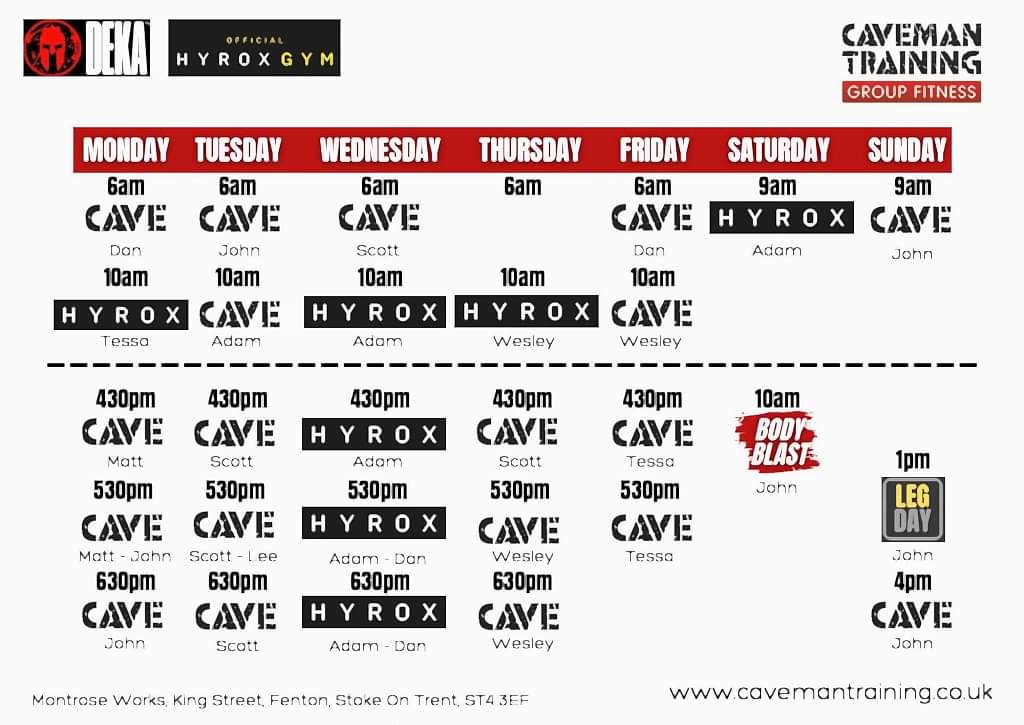 Fenton class timetable